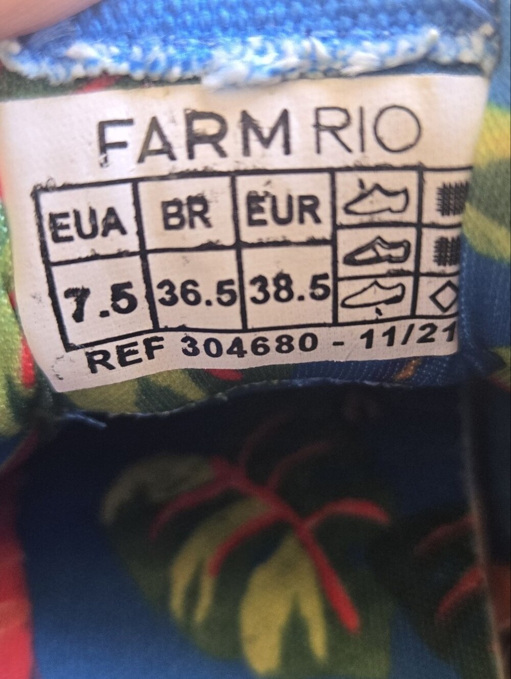 Farm Rio Macaw Platform Sneakers, 7.5 - Picture 10 of 16